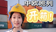 中欧班列货箱里装了什么？打开看看